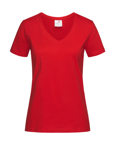 Classic-T Fitted V- Neck Women