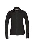 R946F - Körperbetonte Stretch Bluse -⁠ 3/4 Arm