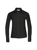 R946F - Körperbetonte Stretch Bluse -⁠ 3/4 Arm