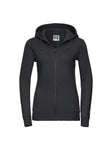 R266F - Ladies` Authentic Zipped Hood