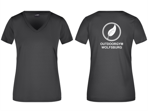 OutdoorGym - Lady V-Neck Active Shirt #01