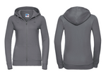 R266F - Ladies` Authentic Zipped Hood