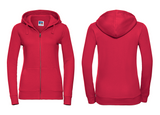 R266F - Ladies` Authentic Zipped Hood